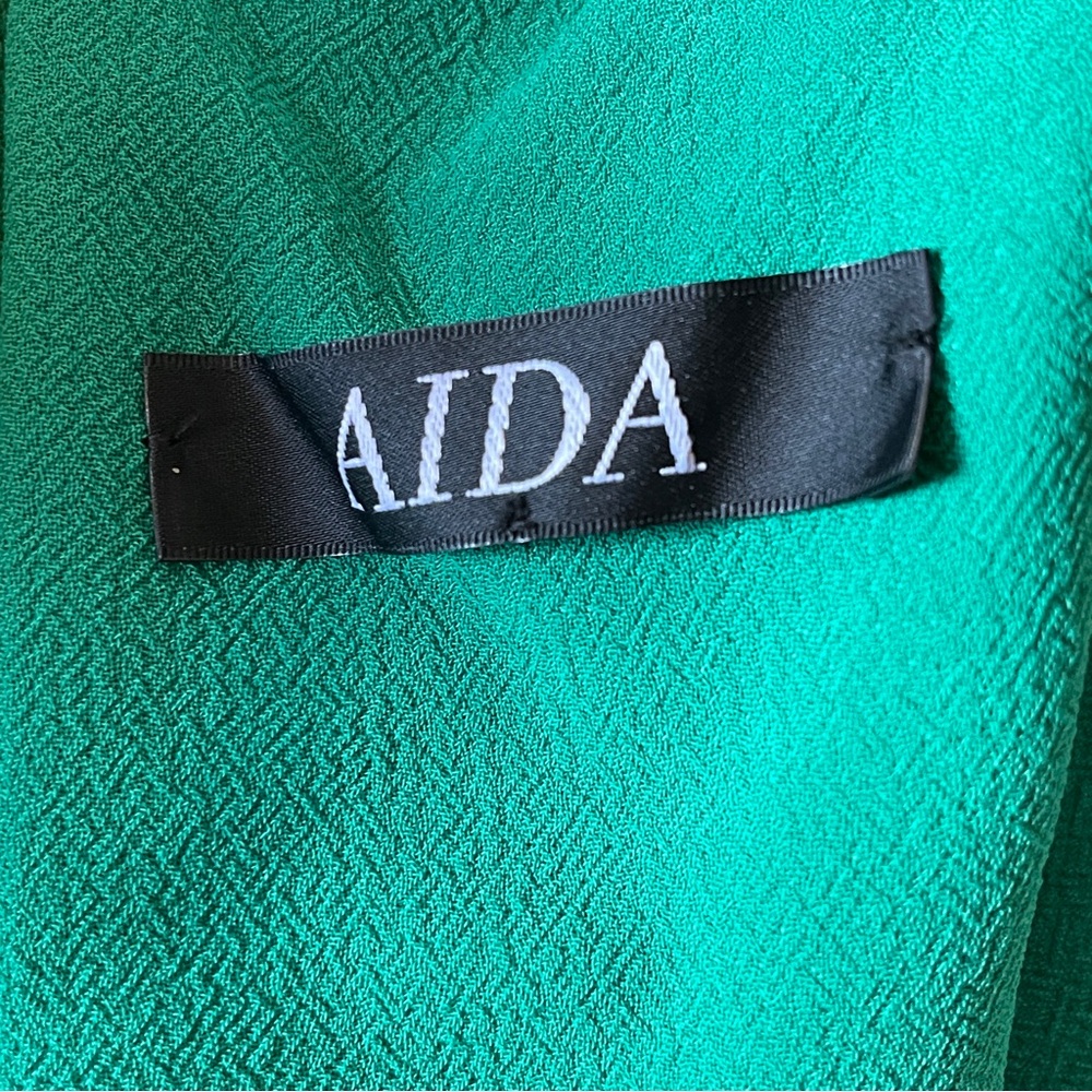 Aida Elegant Green Strapless Dress - Picture 6 of 8